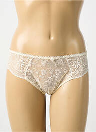 Culotte tissage satiné beige EMPREINTE femme
