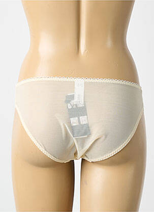 Culotte tissage satiné beige EMPREINTE femme