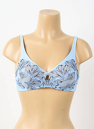 Soutien-gorge sans armature haut soutien-gorge emboitant bleu FLORALE BY TRIUMPH femme
