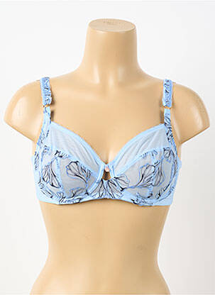 Soutien-gorge légère et transparente haut soutien-gorge emboitant bleu FLORALE BY TRIUMPH femme