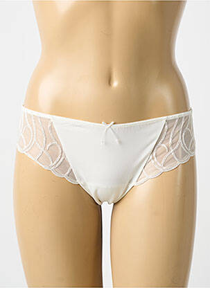 Tanga tissage satiné beige MARIE JO femme