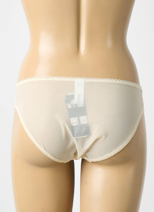 Culotte tissage satiné beige EMPREINTE femme