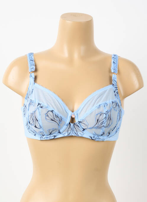 Soutien-gorge légère et transparente haut soutien-gorge emboitant bleu FLORALE BY TRIUMPH femme