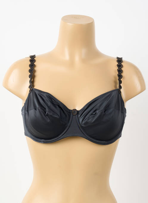 Soutien-gorge effet matière satinée haut soutien-gorge emboitant gris MARIE JO femme