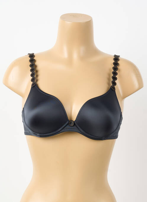 Soutien-gorge effet matière satinée haut soutien-gorge moulé gris MARIE JO femme