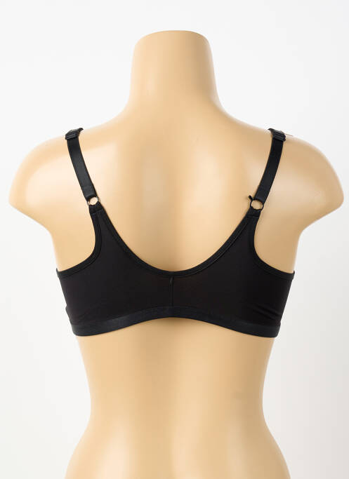 Soutien-gorge effet matière satinée haut soutien-gorge emboitant noir FELINA femme
