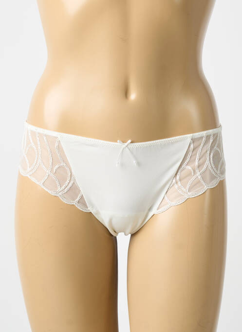 Tanga tissage satiné beige MARIE JO femme