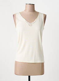 Top coupe cintrée sans manche beige ARMOR LUX femme