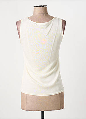 Top coupe cintrée sans manche beige ARMOR LUX femme