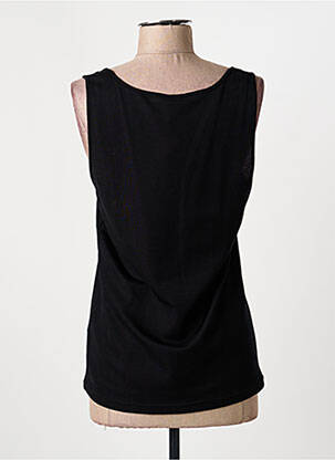Top coupe cintrée sans manche noir ARMOR LUX femme