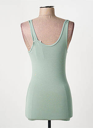 Top coupe cintrée fines bretelles vert TRIUMPH femme