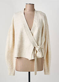 Gilet manches longues manches longues beige TRIUMPH femme