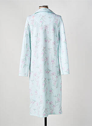 Robe de chambre col chemisier vert RINGELLA femme