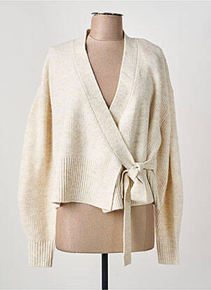 Gilet manches longues beige TRIUMPH femme