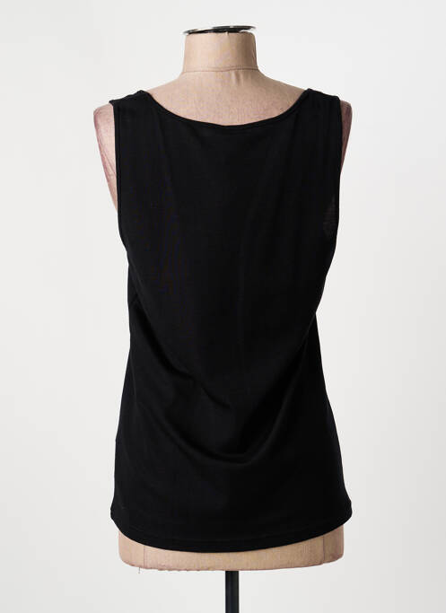 Top coupe cintrée sans manche noir ARMOR LUX femme