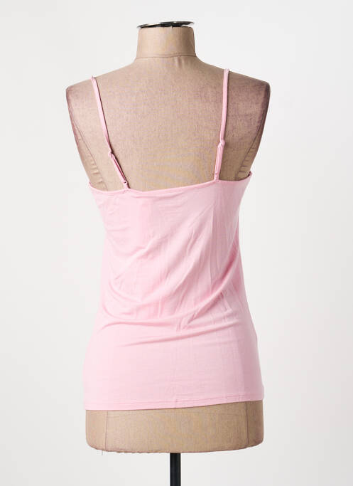 Top coupe cintrée fines bretelles rose TRIUMPH femme