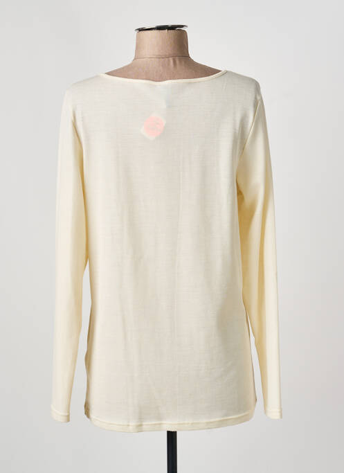 Top coupe cintrée manches longues beige ARMOR LUX femme
