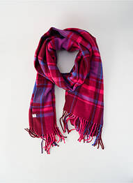 Echarpe imprimé carreaux rose TRIUMPH femme
