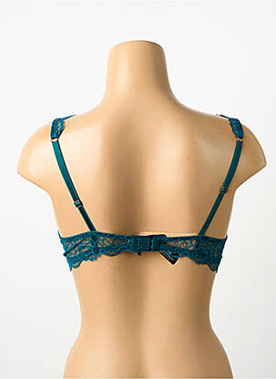 Soutien-gorge effet matière satinée haut soutien-gorge emboitant vert LISE CHARMEL femme