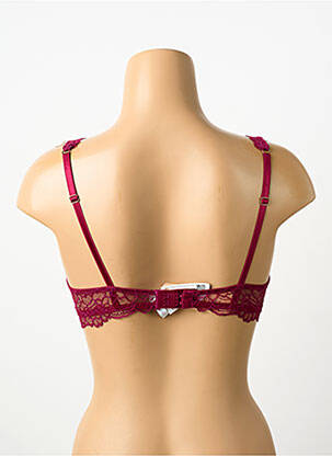Soutien-gorge effet matière satinée haut soutien-gorge emboitant rose LISE CHARMEL femme