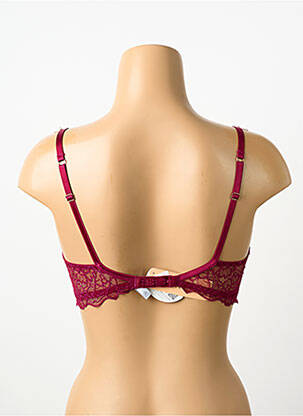 Soutien-gorge effet matière satinée haut soutien-gorge emboitant rose LISE CHARMEL femme