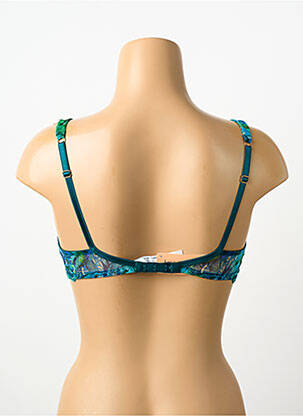 Soutien-gorge effet matière satinée haut soutien-gorge emboitant vert LISE CHARMEL femme