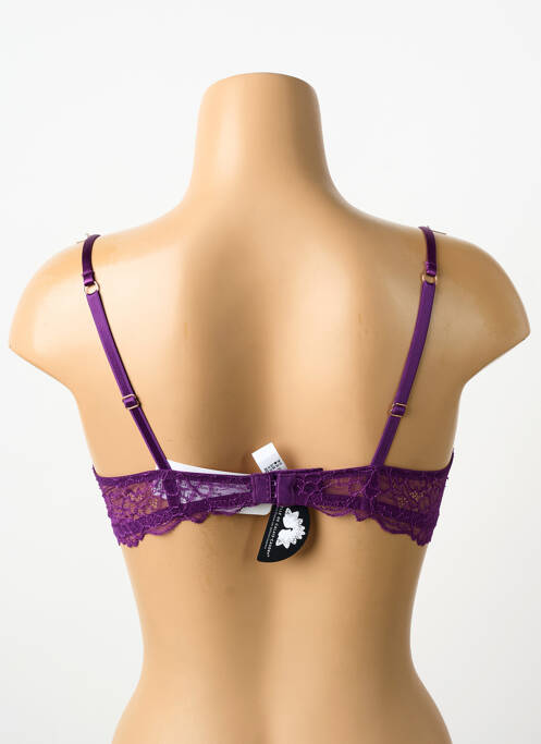 Soutien-gorge légère et transparente haut soutien-gorge emboitant violet LISE CHARMEL femme