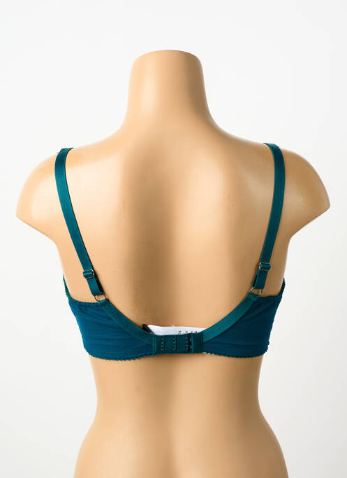 Soutien-gorge effet matière satinée haut soutien-gorge emboitant vert LISE CHARMEL femme