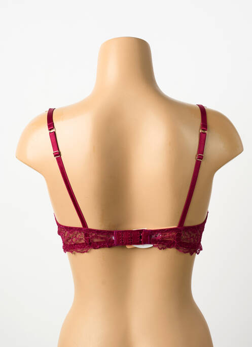 Soutien-gorge effet matière satinée haut soutien-gorge emboitant rose LISE CHARMEL femme
