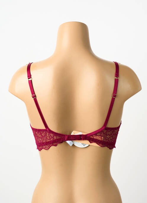 Soutien-gorge effet matière satinée haut soutien-gorge emboitant rose LISE CHARMEL femme