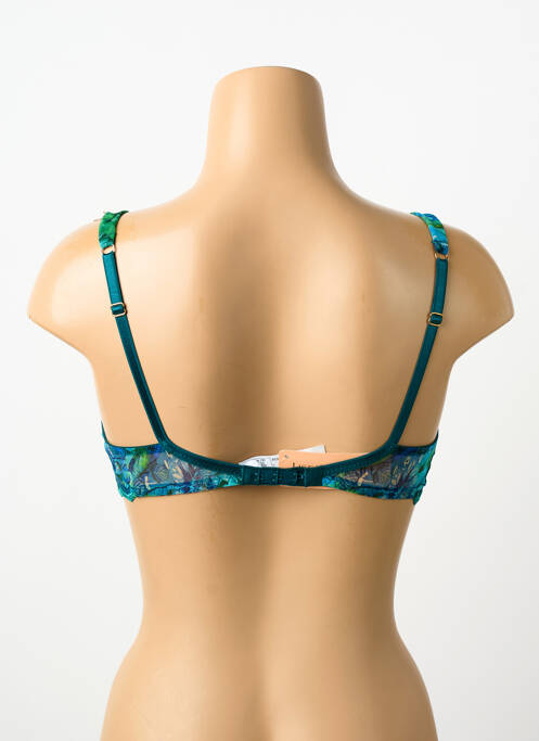 Soutien-gorge effet matière satinée haut soutien-gorge emboitant vert LISE CHARMEL femme
