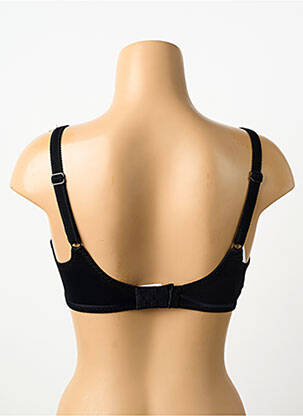 Soutien-gorge effet matière satinée haut soutien-gorge emboitant noir EMPREINTE femme