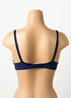 Soutien-gorge broderie haut soutien-gorge emboitant bleu SIMONE PERELE femme