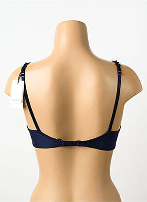 Soutien-gorge effet matière satinée haut soutien-gorge balconnet bleu MARIE JO femme