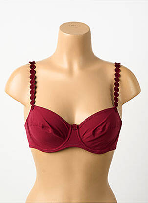Soutien-gorge haut soutien-gorge balconnet haut soutien-gorge balconnet rouge MARIE JO femme