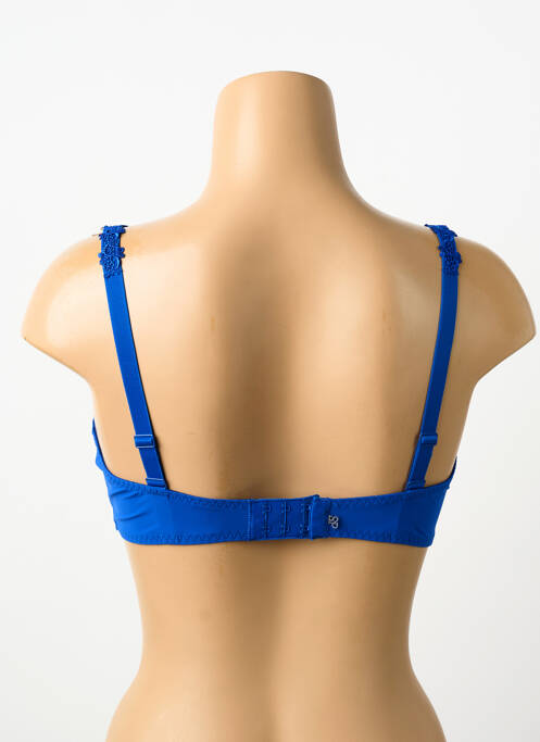 Soutien-gorge tissage dentelle haut soutien-gorge emboitant bleu SIMONE PERELE femme