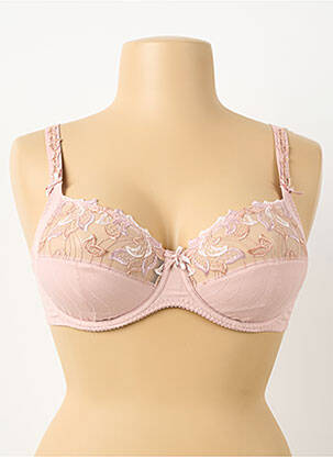 Soutien-gorge effet matière satinée haut soutien-gorge emboitant rose PRIMADONNA femme