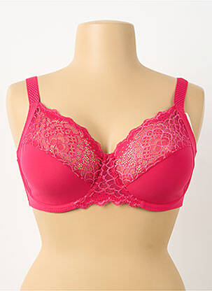 Soutien-gorge bretelle multi position haut soutien-gorge emboitant rouge SIMONE PERELE femme