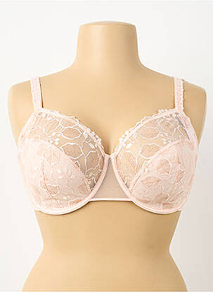 Soutien-gorge légère et transparente haut soutien-gorge emboitant rose SIMONE PERELE femme