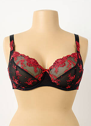 Soutien-gorge légère et transparente haut soutien-gorge emboitant noir LISE CHARMEL femme