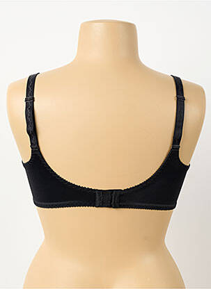 Soutien-gorge effet matière satinée haut soutien-gorge emboitant noir EMPREINTE femme
