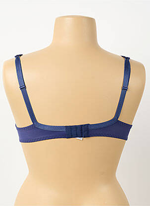 Soutien-gorge légère et transparente haut soutien-gorge emboitant bleu MAISON LEJABY femme