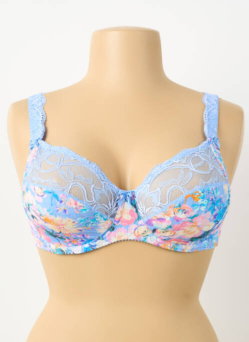 Soutien-gorge bretelle multi position haut soutien-gorge emboitant bleu PRIMA DONNA femme