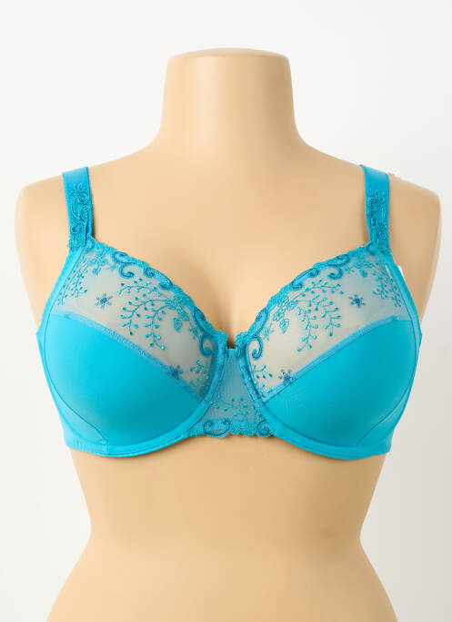 Soutien-gorge bretelle multi position haut soutien-gorge emboitant bleu SIMONE PERELE femme