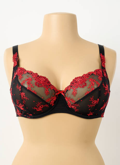 Soutien-gorge sans armature haut soutien-gorge emboitant noir ÉPRISE femme