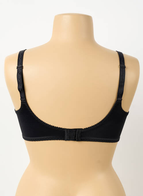 Soutien-gorge effet matière satinée haut soutien-gorge emboitant noir EMPREINTE femme
