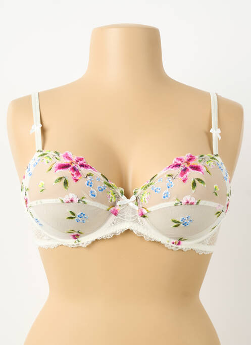 Soutien-gorge bretelle multi position haut soutien-gorge balconnet beige LISE CHARMEL femme