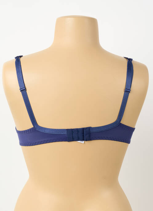 Soutien-gorge légère et transparente haut soutien-gorge emboitant bleu MAISON LEJABY femme