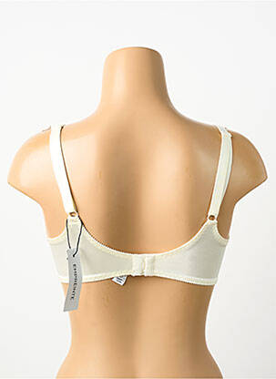 Soutien-gorge effet matière satinée haut soutien-gorge emboitant beige EMPREINTE femme