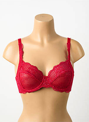 Soutien-gorge effet matière satinée haut soutien-gorge emboitant rose SIMONE PERELE femme